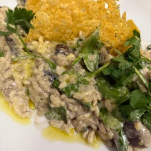 Risotto z grzybami leśnymi